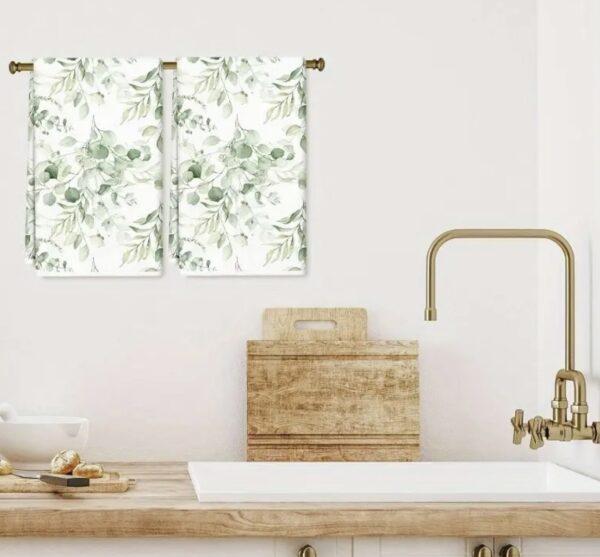 Eucalyptus Leaves Dish Towel - Image 3