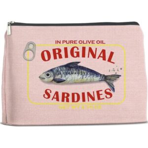 Sardines Light Pink Zip Bag