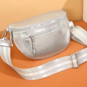 Silver Body Bag with Sling