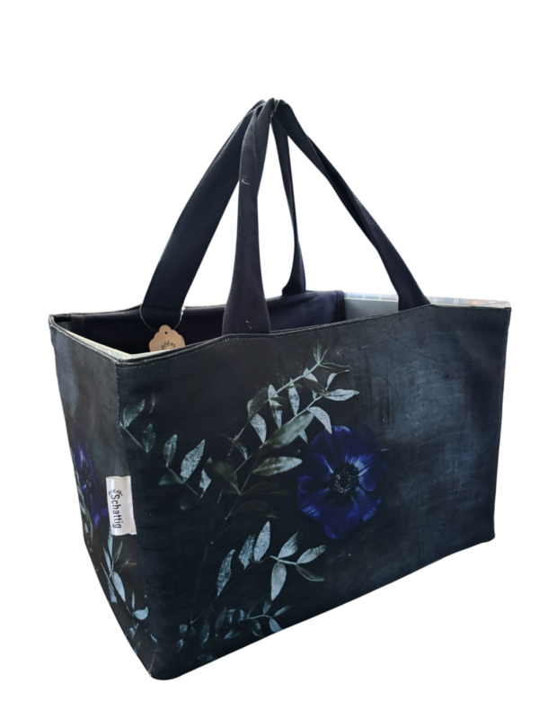 Blue Flower Teacher Bag